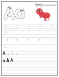 26 Alphabet Coloring Pages